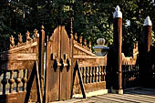 Myanmar - Mandalay, Shwe In Bin Kyaung a wonderful example of the Burmese unique teak architecture and wood-carving art.